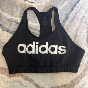 Adidas Black Sports Bra Size Extra Large